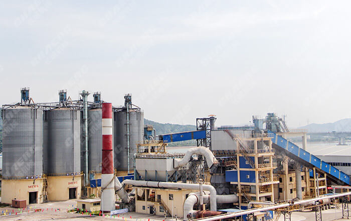 上海宝钢年产90万吨复合粉总包生产线