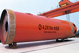 中国中材工程引进长城机械φ4.2×13m水泥磨